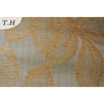 2016 Jacquard Chenille Tissu de chenille de tapisserie d&#39;ameublement avec des feuilles